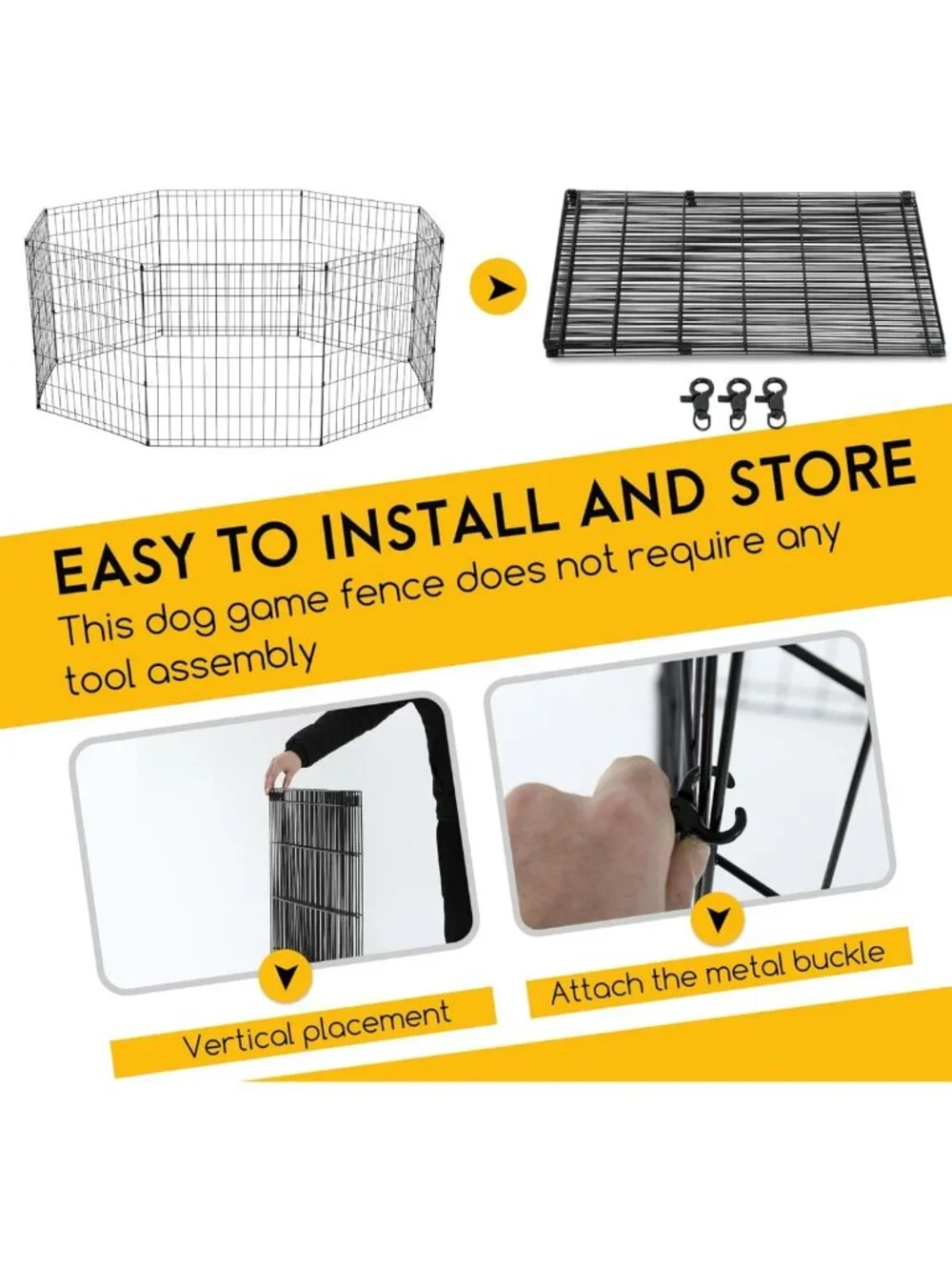 Heavy Duty Dog Playpen - 24
